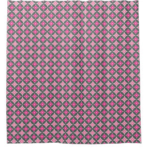 Shippo with Flower Motif, Pink and Silver Grey