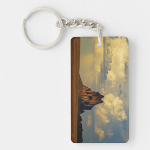 Shiprock vs. Thunderhead Keychain