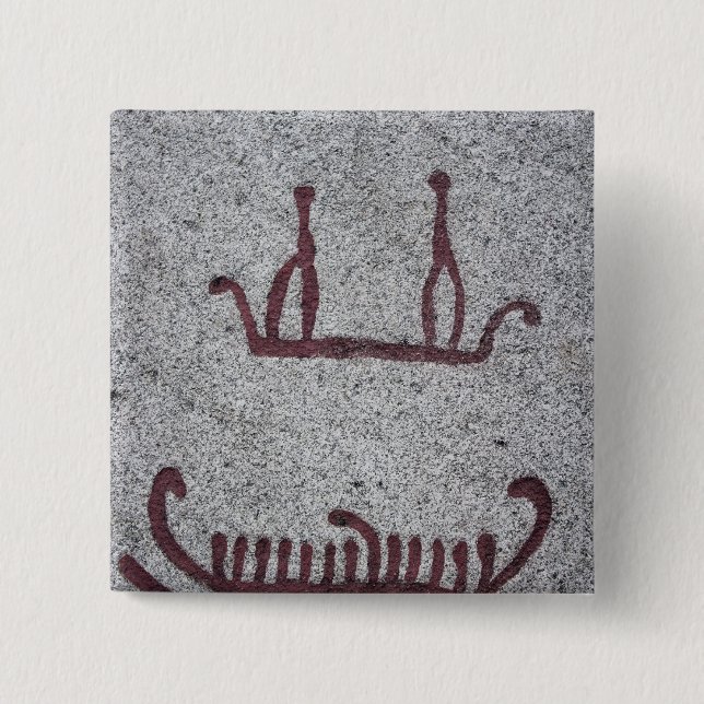 Ships and their crews 2 inch square button (Front)