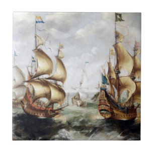Ships at sea 1632 tile