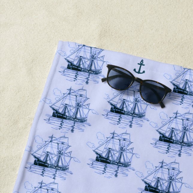 Ships Beach Towel (In Situ)