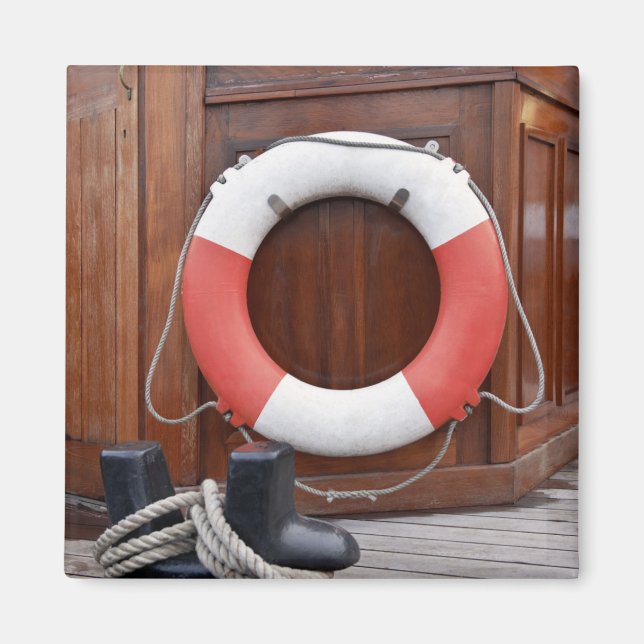 Ships Lifebelt Magnet (Front)
