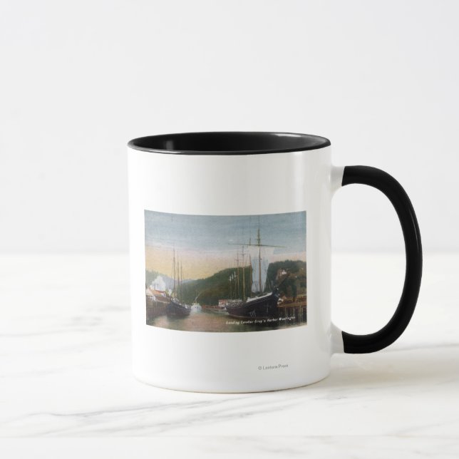 Ships Loading Lumber Mug (Right)