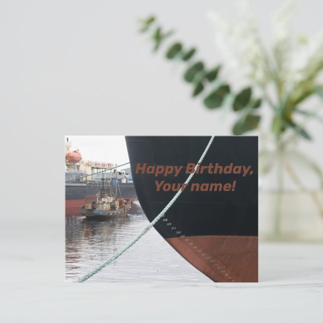 Ships Postcard (Standing Front)