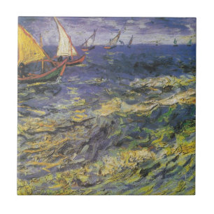Ships Sea Ocean Water Blue Peace Love Destiny Tile