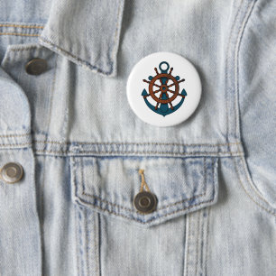 ships-wheel 2 inch round button