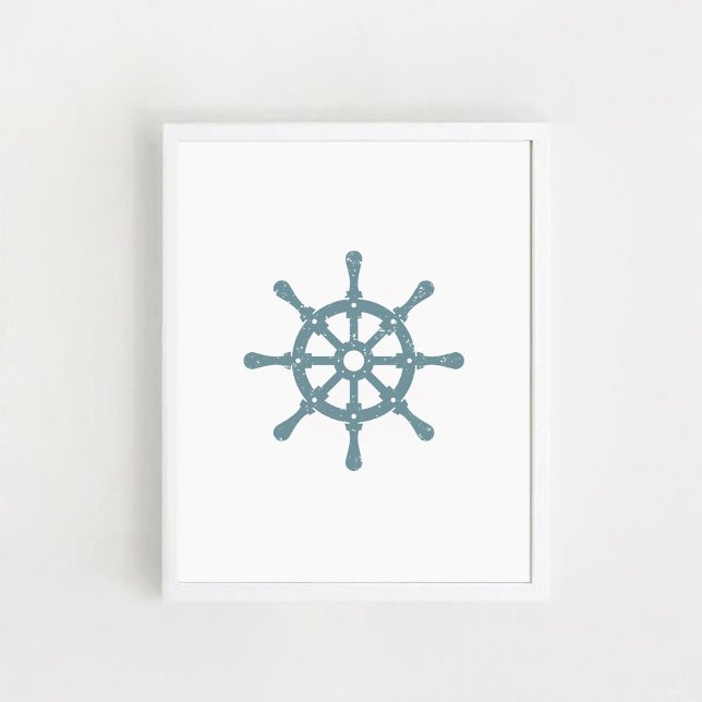 Ships Wheel Poster, Nursery Wall Art  (Creator Uploaded)