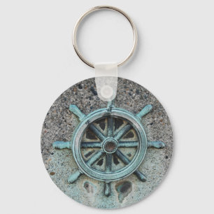 ShipWheel051709 Keychain