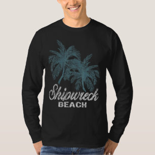 Shipwreck Beach Hawaii Two Big Palms T-Shirt