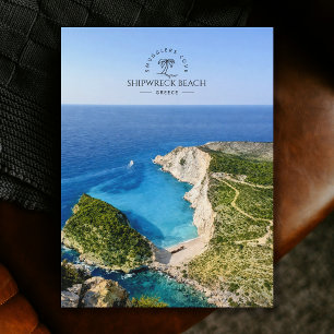 Shipwreck Beach, Smugglers Cove, Greece   Elegant Postcard