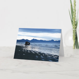 Shipwreck Blue Beach Card
