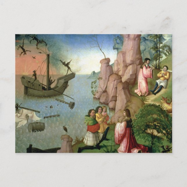 Shipwreck caused by Demons Postcard (Front)