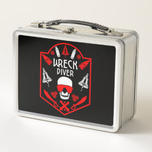 Shipwreck Divers Metal Lunch Box