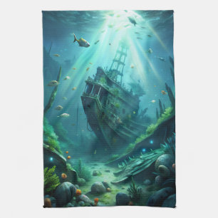 Shipwreck Kitchen Towel
