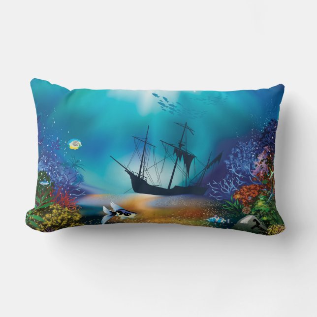shipwreck lumbar pillow (Front)