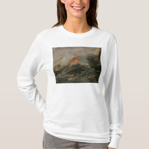 Shipwreck on a Rocky Shore, c.1645-50 T-Shirt