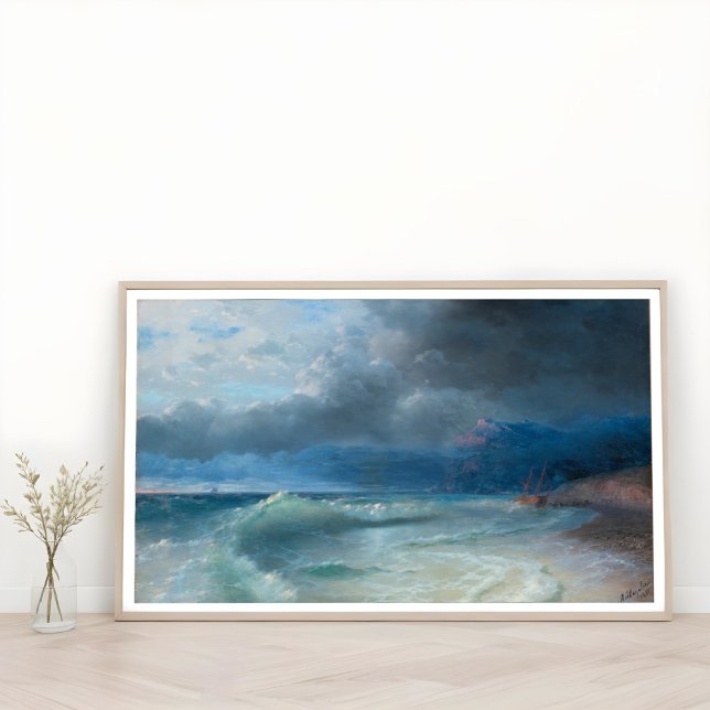 Shipwreck on a Stormy Morning, Aivazovsky Poster (Creator Uploaded)