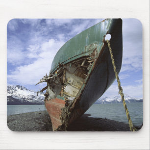 Shipwreck On Shore Mouse Pad