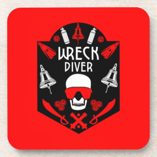 Shipwreck Scuba Divers Coaster