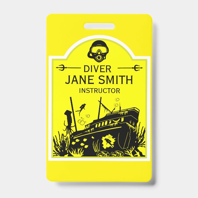 Shipwreck Sea Divers Badge (Front)
