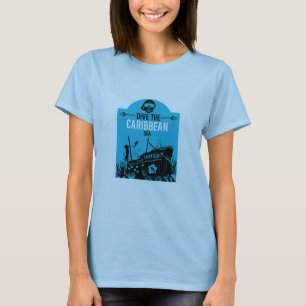 Shipwreck Sea Divers T-Shirt