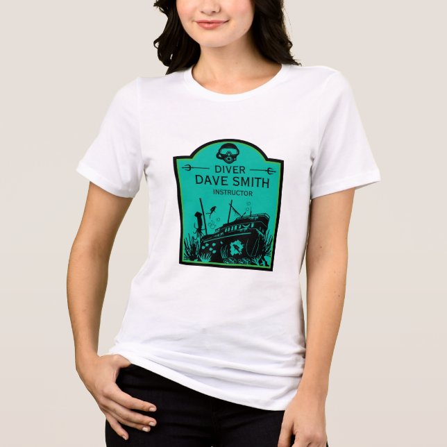 Shipwreck Sea Divers Tri-Blend Shirt (Front)