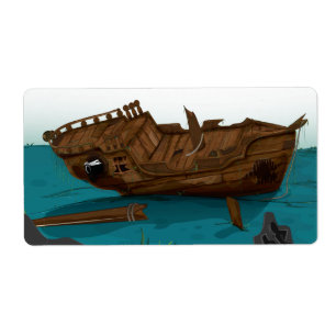 Shipwreck underwater