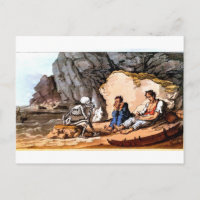 Shipwrecked Sailors and Death postcard