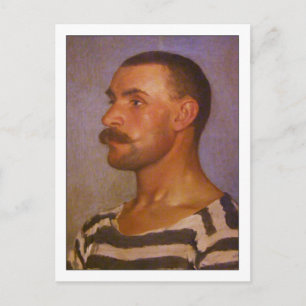 Shipyard Worker by Dominik Skutecky Postcard