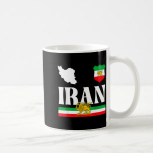 Shir o khorshid iran, lion and sun, persia coffee mug