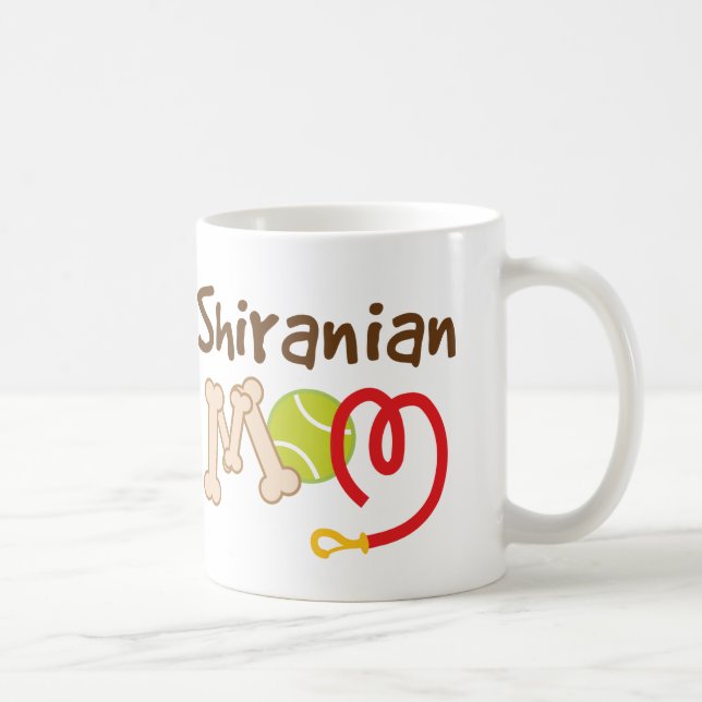 Shiranian Dog Breed Mom Gift Coffee Mug (Right)