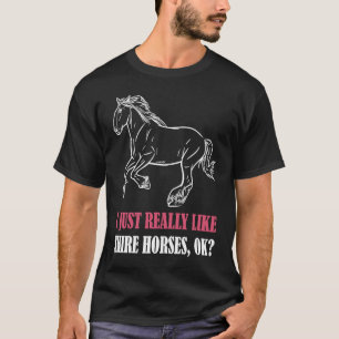 Shire Horse Girls' Sayings Rider T-Shirt