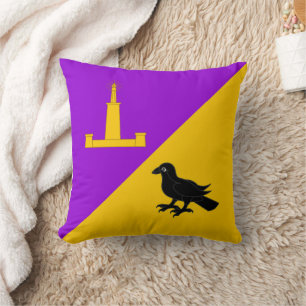 Shire of Avonmore Populace Badge Throw Pillow