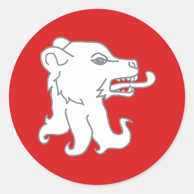 Shire of Cote du Ciel Populace Badge Classic Round Sticker (Front)