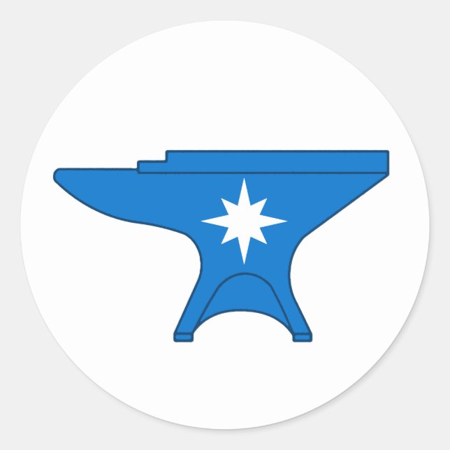 Shire of Eisental Populace Badge Classic Round Sticker (Front)