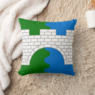 Shire of Old Stonebridges Populace Badge Throw Pillow