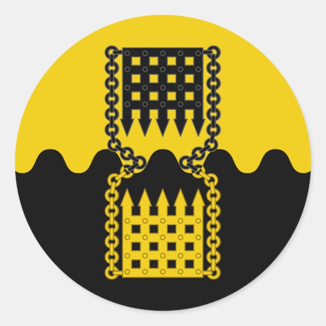 Shire of Schattentor Populace Badge Classic Round Sticker (Front)