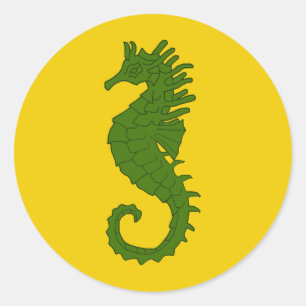 Shire of Sea March Populace Badge Classic Round Sticker