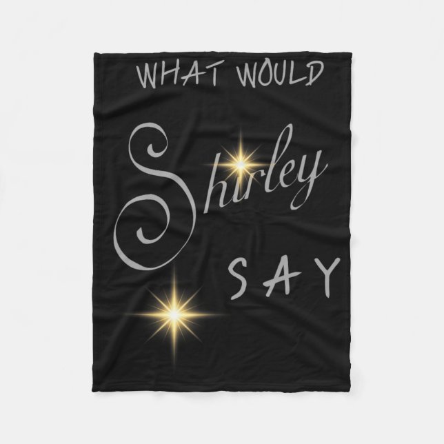 Shirley Ballas Strictly Judge What Would Shirley S Fleece Blanket (Front)