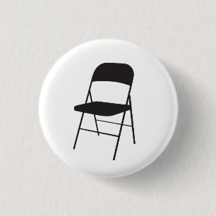 Shirley Chisholm Folding Chair 1 Inch Round Button