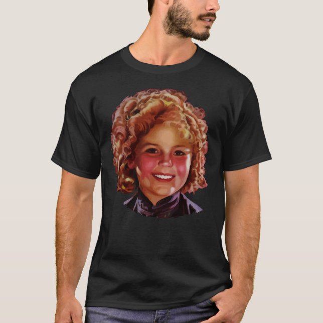 Shirley Temple Classic Hollywood Stylized Poster M T-Shirt (Front)