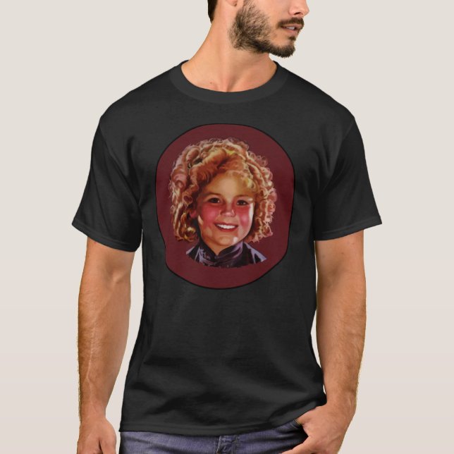 Shirley Temple Classic Hollywood Stylized Poster M T-Shirt (Front)