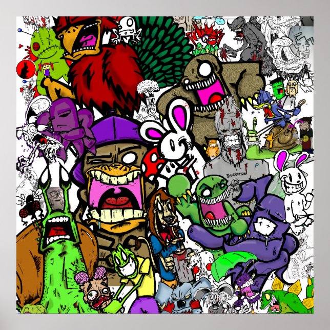 Shiroi Usagi Canvas Poster (Front)