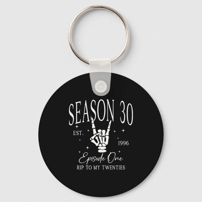 Shirt 30th 1996 Rip 20s Death Keychain (Front)