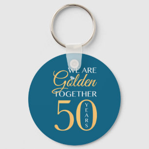 Shirt 50th Wedding Anniversary Keychain