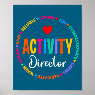 Shirt Activity Director Activity Professionals Wee Poster