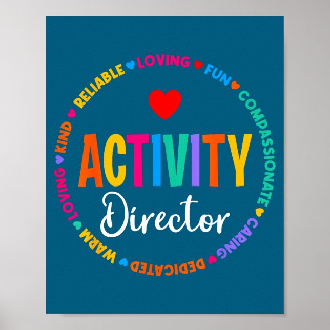 Shirt Activity Director Activity Professionals Wee Poster (Front)