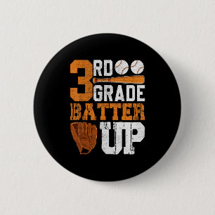 Shirt Back School 3rd Grade Students 2 Inch Round Button