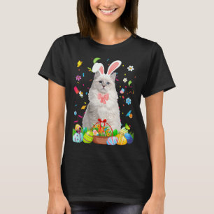Shirt Bunny Ragdoll Cat Easter Egg