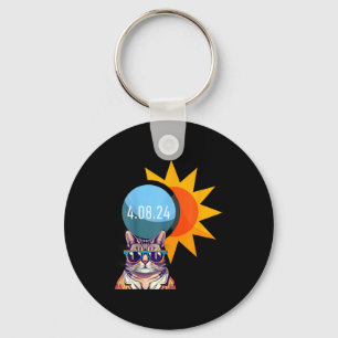 Shirt Cat Solar Eclipse Glasses Accessories Keychain